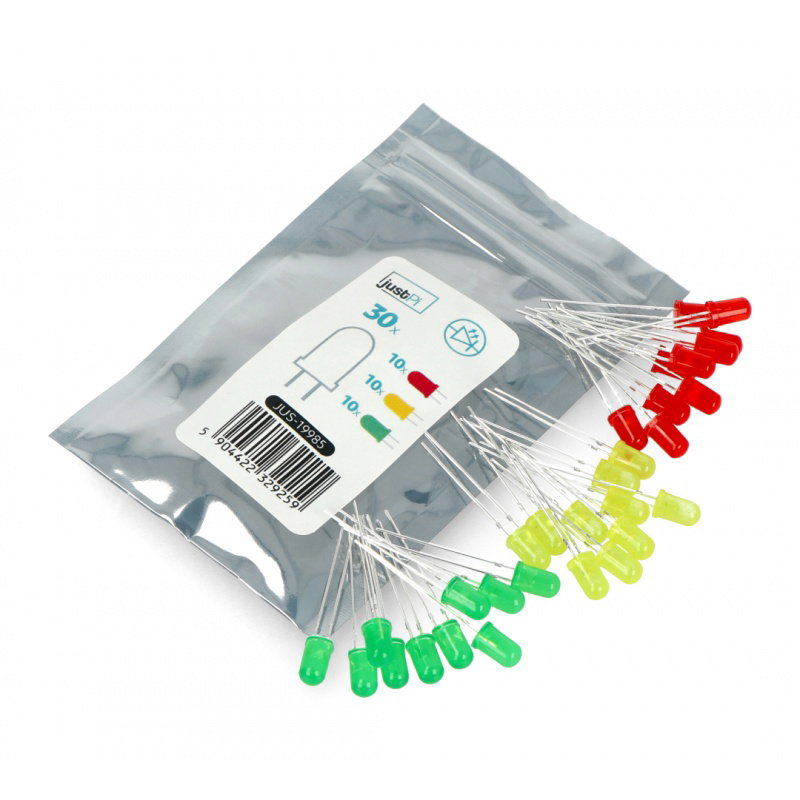 Ein Satz 5mm LEDs - justPi - 30St