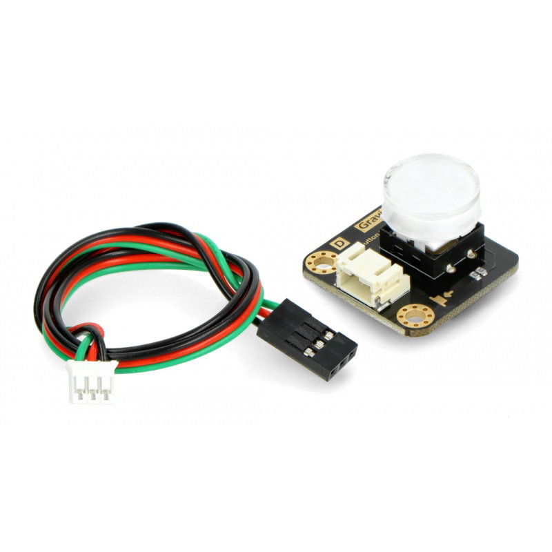 Schwerkraft - LED-Taster - LED-beleuchteter Taster - rot -