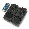 Audioerweiterung + 2x 5W Lautsprecher für Raspberry Pi Pico - Waveshare 20167