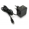 USB C 5.1V / 3A Netzteil für Raspberry Pi 4, original - schwarz
