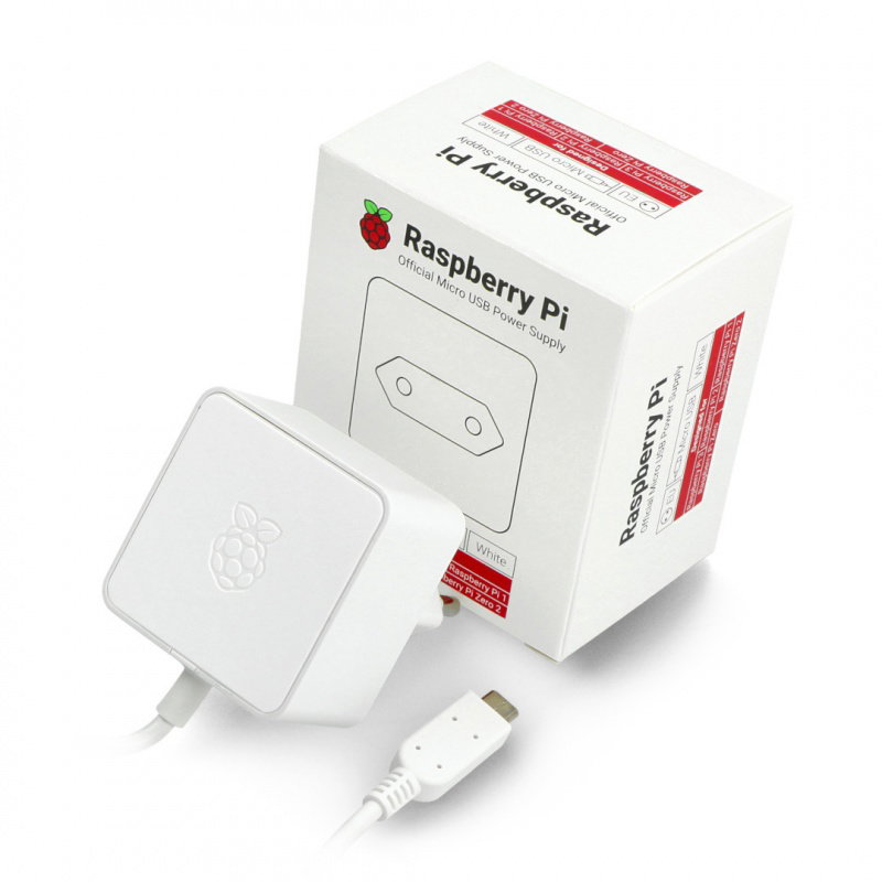 MicroUSB 5.1V / 2.5A Netzteil für Raspberry Pi 3B+ / 3A+ / 3B /