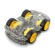 Chassis Rectangle 4WD 4-kołowe podwozie robota z napędem