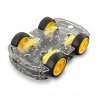 Chassis Rectangle 4WD 4-Rad-Roboter-Chassis mit DC-Antrieb