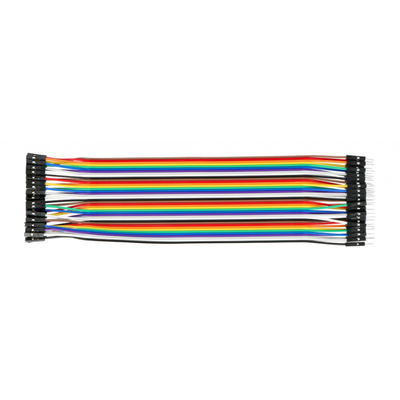 JustPi Verbindungskabel Set - Buchse-Stecker 20cm 40St