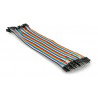 JustPi Verbindungskabel Set - Buchse-Stecker 20cm 40St