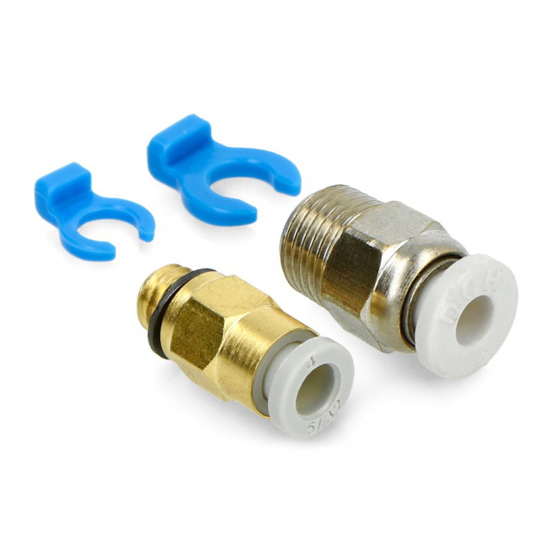 Set aus zwei pneumatischen Creality-Anschlüssen - 2,5 mm und 4