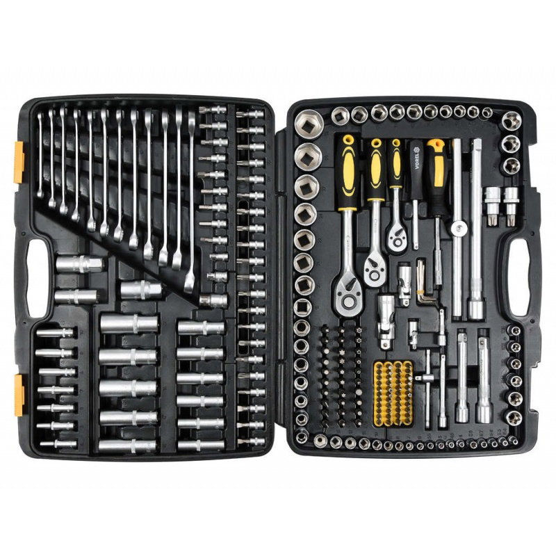 XXL Vorel 58700 Werkzeugsatz - 1/4'', 3/8'', 1/2'' - 216-tlg