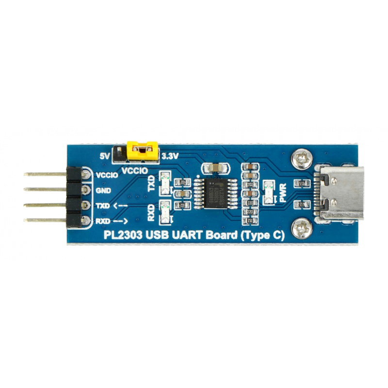 USB-UART TTL PL2303 Konverter - USB Typ C Buchse - Waveshare