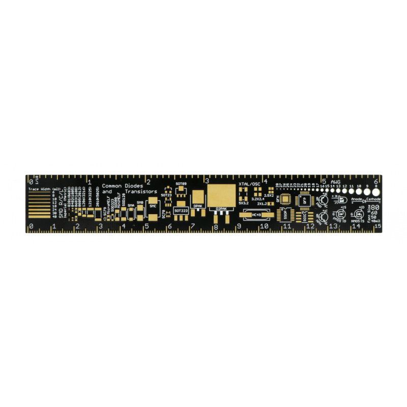 PCB Ruler v2 – 15 cm Lineal – Adafruit 1554
