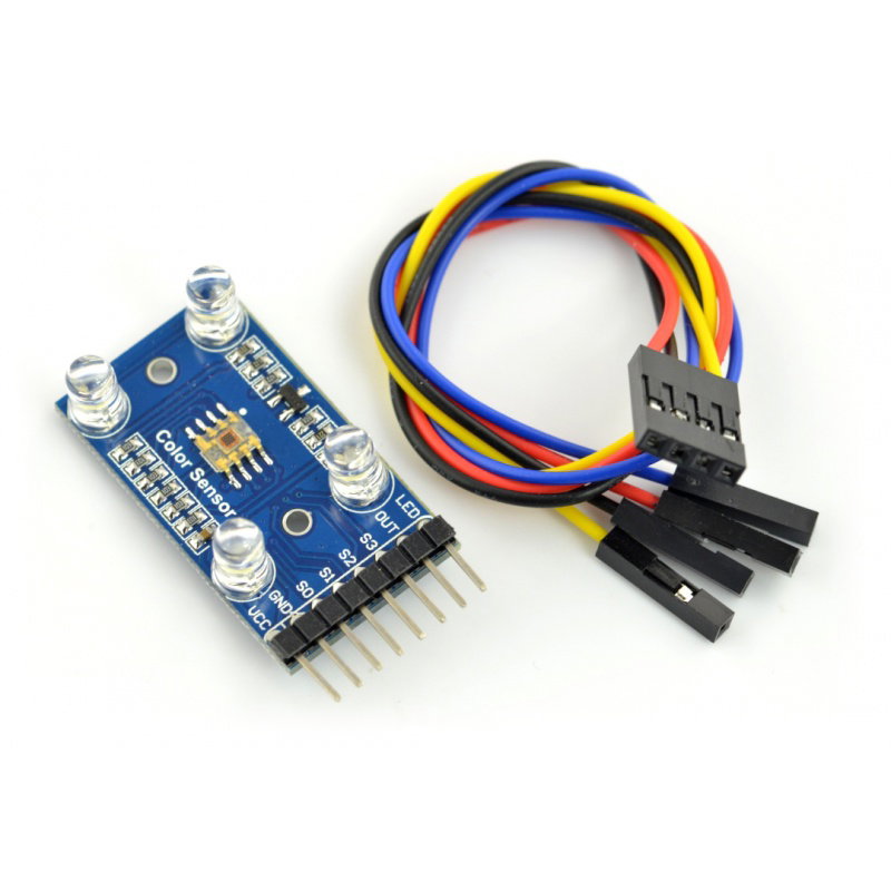 Farbsensor, Lichtfrequenzwandler TCS3200 - Waveshare 9520