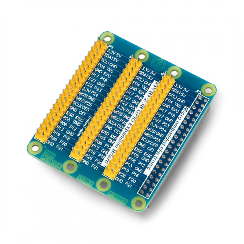 Expander von GPIO HAT Pins - Schild für Raspberry Pi 4/3/2 / B