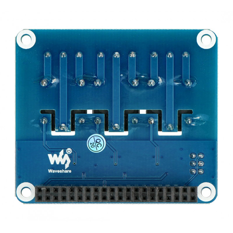RPi-Relaisplatine – 3 Relais – Raspberry Pi-Overlay – Waveshare