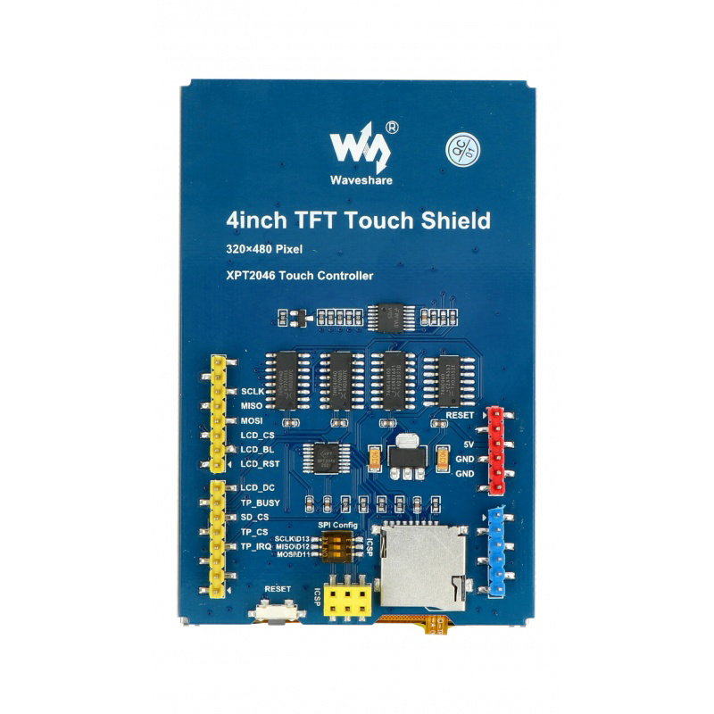 Resistiver Touchscreen LCD TFT 4 '' 480x320px SPI für Arduino -
