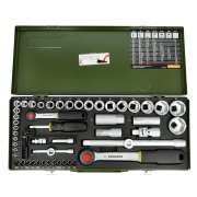 Proxxon PR23020 Steckschlüsselsatz - 1/2 '' und 1/4 '' - 56