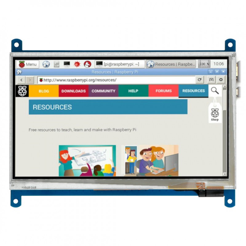 Ekran dotykowy B - pojemnościowy LCD TFT 7'' 800x480px HDMI +