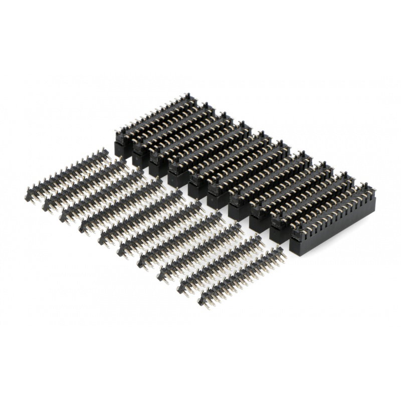 2 x 15 PinHeader BUS-Buchse SMD für 13,2-Modul (10 Sätze)