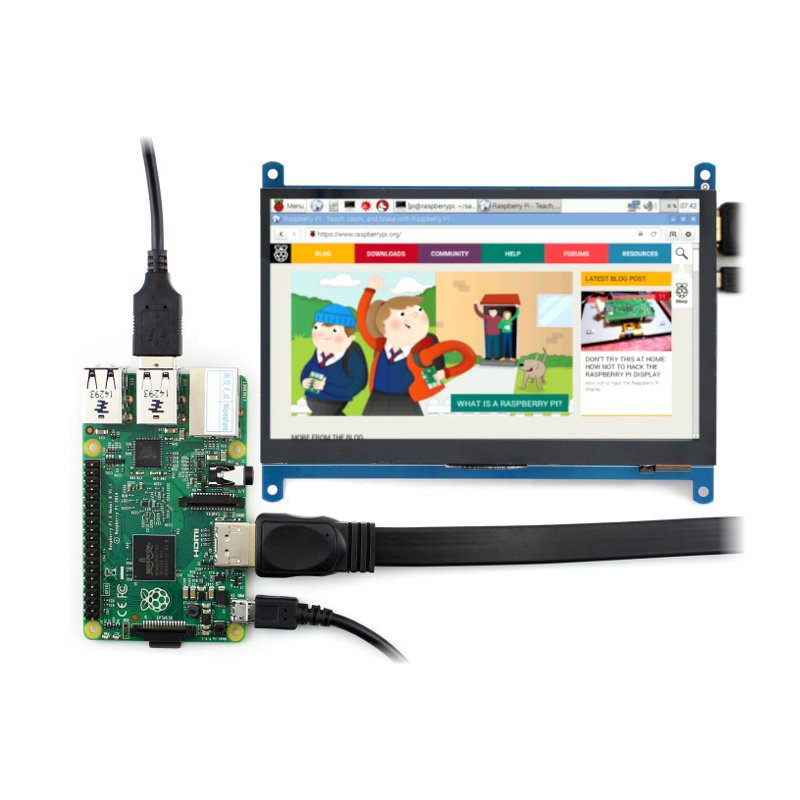 Touchscreen C - kapazitives LCD IPS 7 '' 1024x600px HDMI + USB