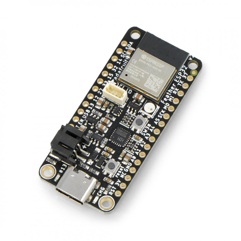 Adafruit ESP32 Feather V2 – 8 MB Flash + 2 MB PSRAM – STEMMA QT