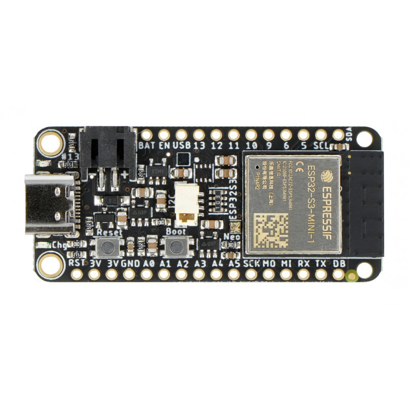Adafruit ESP32-S3 Feather with 4MB Flash 2MB PSRAM - STEMMA QT