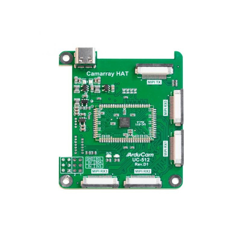 Arducam 64MP Autofocus Quad-Camera Kit for Raspberry Pi
