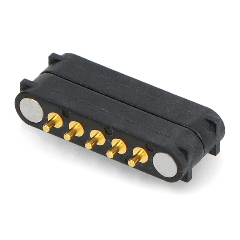 DIY Magnetic Connector - Straight Angle Five Contact Pins