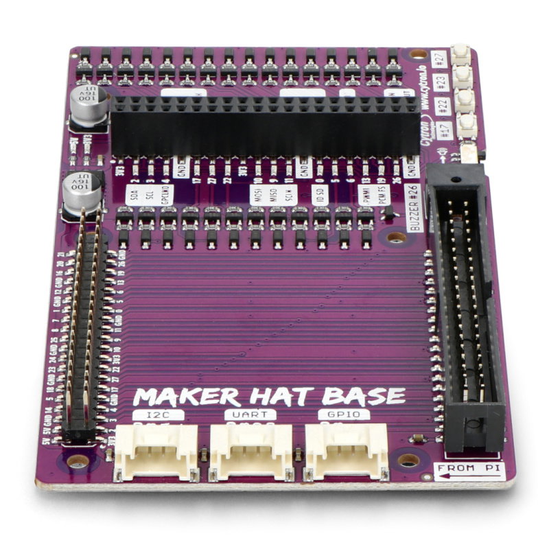 Maker Hat Base – HAT- und GPIO-Erweiterung für Raspberry Pi 400