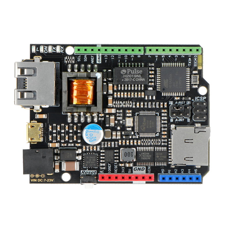 DFRobot W5500 + PoE-Ethernet-Modul – kompatibel mit Arduino