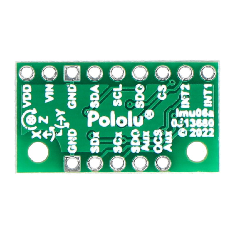 LSM6DSO 3D Accelerometer and Gyro Carrier with Voltage Regulator