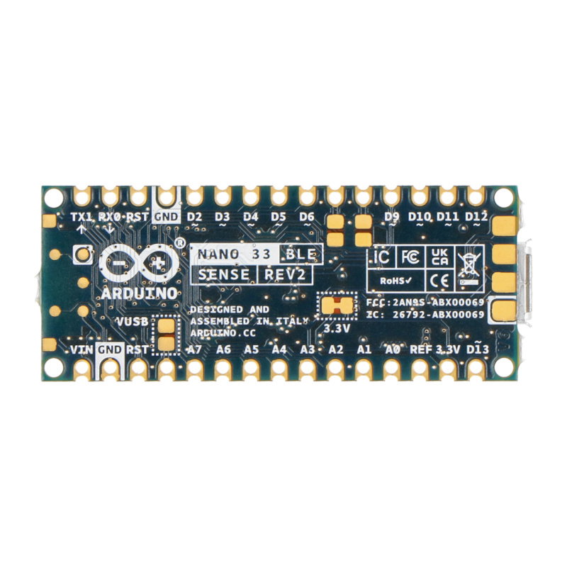 Arduino Nano 33 BLE Sense Rev2