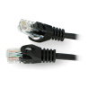 Lanberg Ethernet Patchcord Kabel UTP 5e 0,25m - schwarz