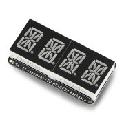 Quad Alphanumeric Display - Red 0.54" Digits w/ I2C Backpack -