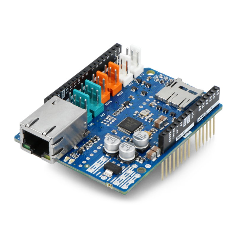 Arduino Ethernet Shield 2 mit einem microSD-Kartenleser –