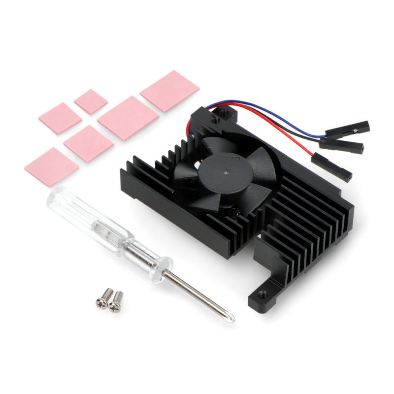 Dedicated All-In-One aluminum alloy cooling fan for Raspberry
