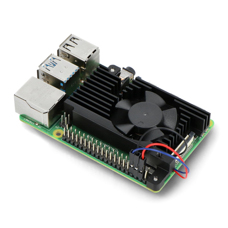 Dedicated All-In-One aluminum alloy cooling fan for Raspberry
