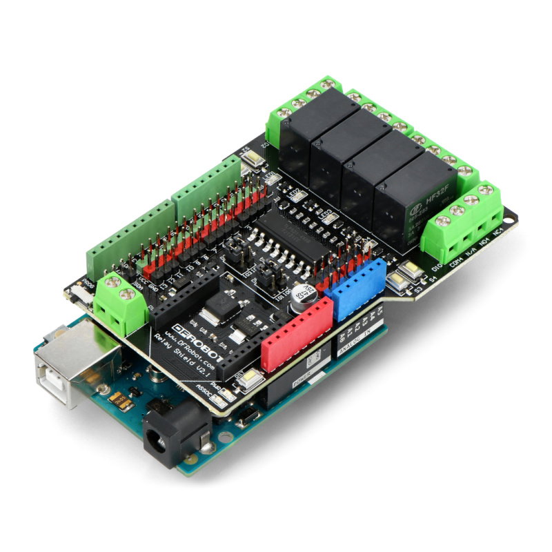 DFRobot Relay Shield - Relais für Arduino v2.1