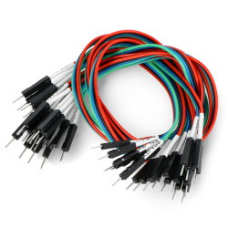Gravity: 4PIN M/M DuPont Line with Tag (30cm, 5 Pack)
