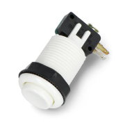 Arcade Concave Button 3,5cm - weiß - SparkFun COM-09340