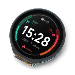 1.28 cala Round LCD Display Module with Touch panel, 240×240