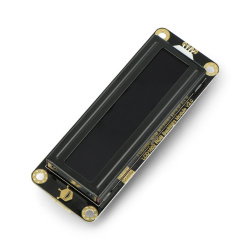 DFRobot Gravity - LCD 2x16 I2C-Display - schwarz mit