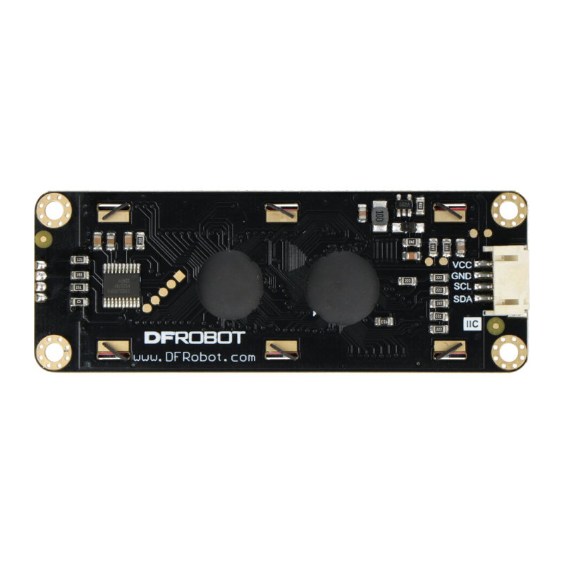 DFRobot Gravity - LCD 2x16 I2C-Display - schwarz mit