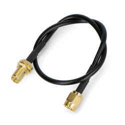 Interface Cable - RP-SMA Male to RP-SMA Female (25cm, RG174)
