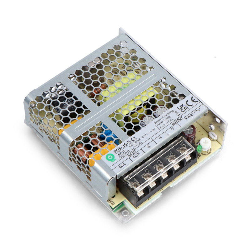 Montage Netzteil POS-35-5-C2 - 5V / 7A / 35W