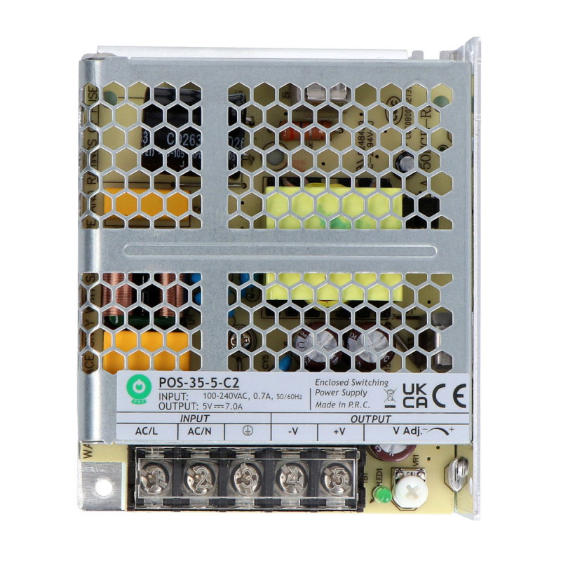 Montage Netzteil POS-35-5-C2 - 5V / 7A / 35W
