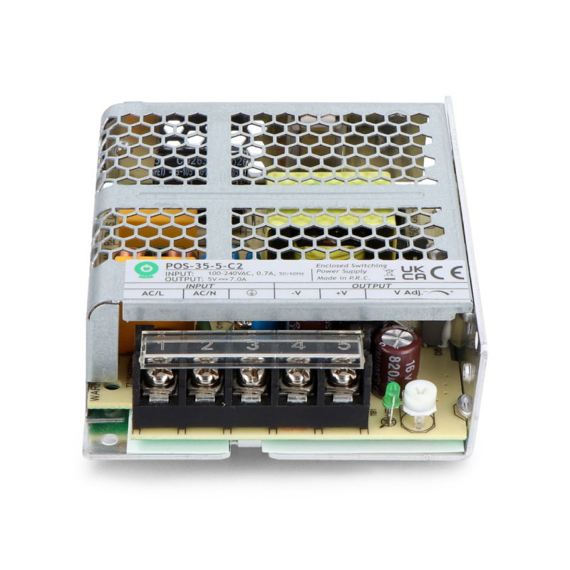 Montage Netzteil POS-35-5-C2 - 5V / 7A / 35W
