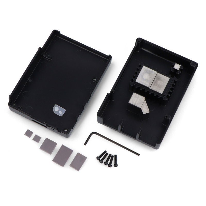 Aluminum case for Raspberry Pi 5 similar to RPI4C067 DNG-18742