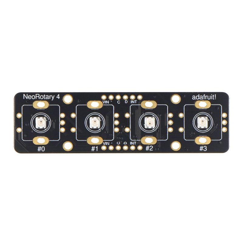 Adafruit I2C Quad Rotary Encoder Breakout with NeoPixel -