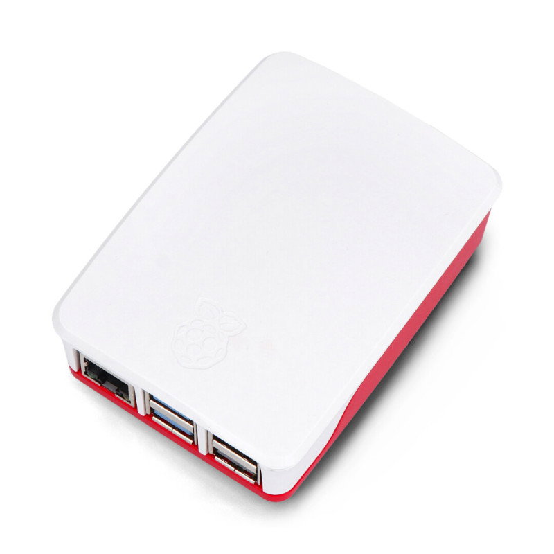 Gehäuse für Raspberry Pi 5 offiziell - rot und weiß