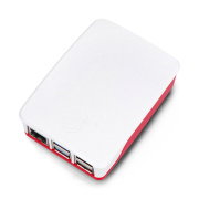 Gehäuse für Raspberry Pi 5 offiziell - rot und weiß