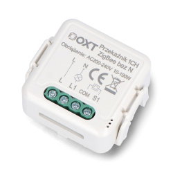 Moduł OXT mini przekaźnik 1 obw. bez N ZigBee TUYA SWTZ31