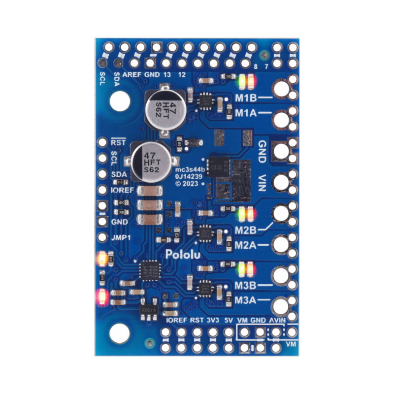 Motoron M3S550 Triple Motor Controller Shield Kit for Arduino